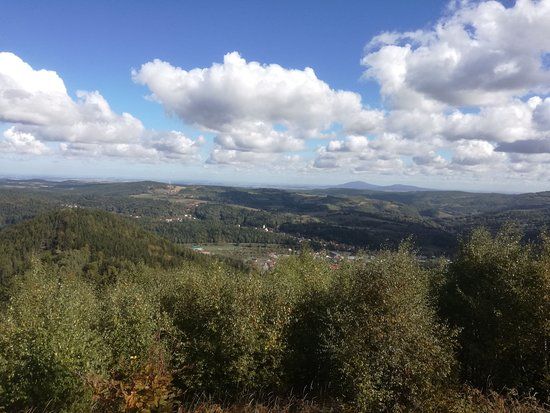 Platforma widokowa na górze Jałowiec